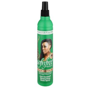 Sof N Free Black Caster Oil Braid Spray 350ml